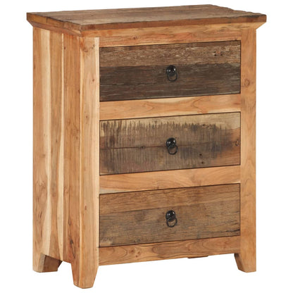 Příborník 60 X 33 X 75 Cm Masivní Akáciové A Recyklované Dřevo