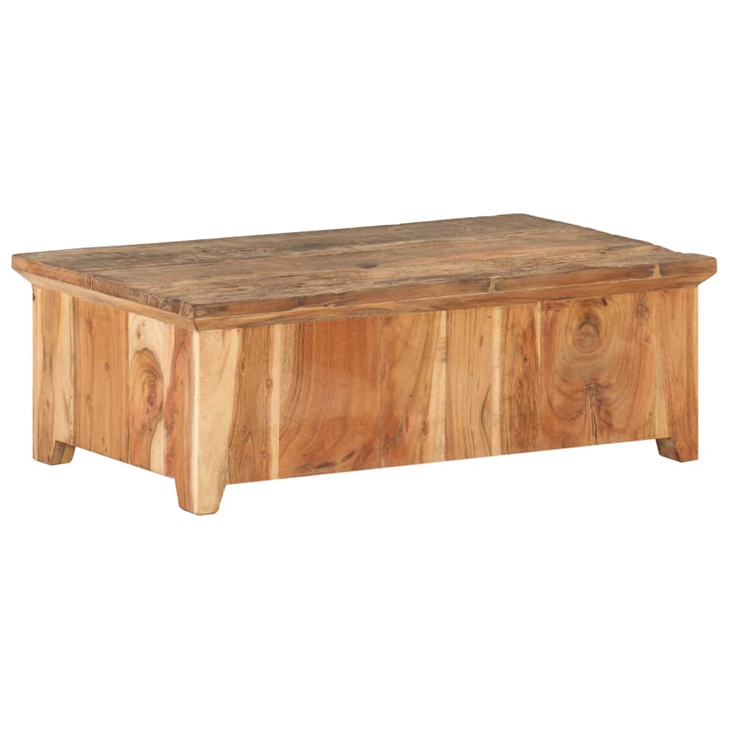 Konferenční Stolek 90 X 50 X 31 Cm Masivní Recyklované Dřevo