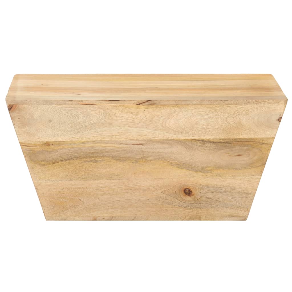Konferenční Stolek Ve Tvaru V 66 X 66 X 30 Cm Masivní Mangovník