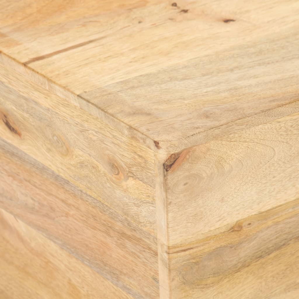 Konferenční Stolek Ve Tvaru V 66 X 66 X 30 Cm Masivní Mangovník