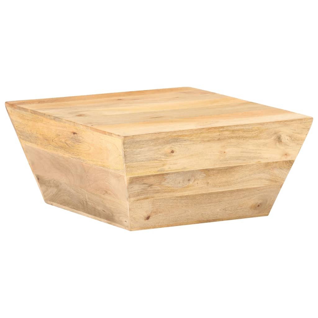 Konferenční Stolek Ve Tvaru V 66 X 66 X 30 Cm Masivní Mangovník