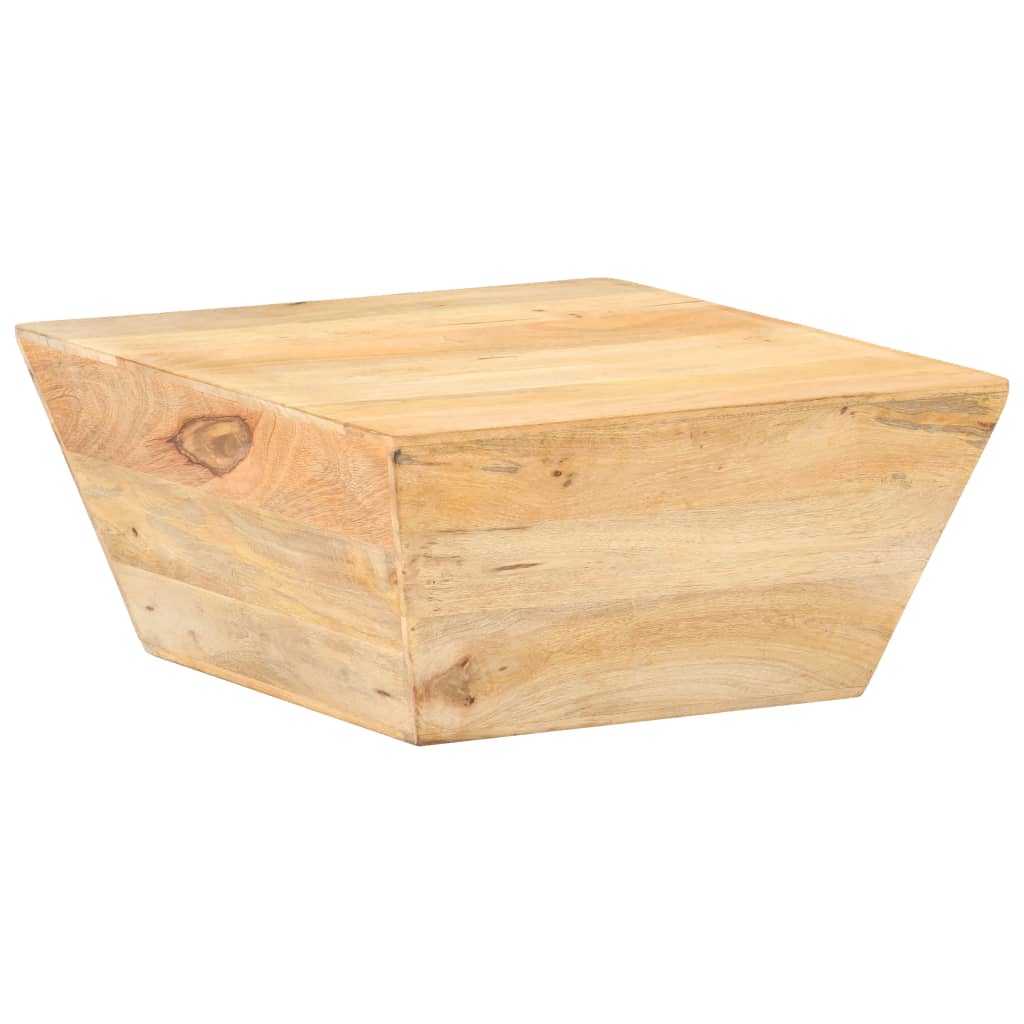 Konferenční Stolek Ve Tvaru V 66 X 66 X 30 Cm Masivní Mangovník