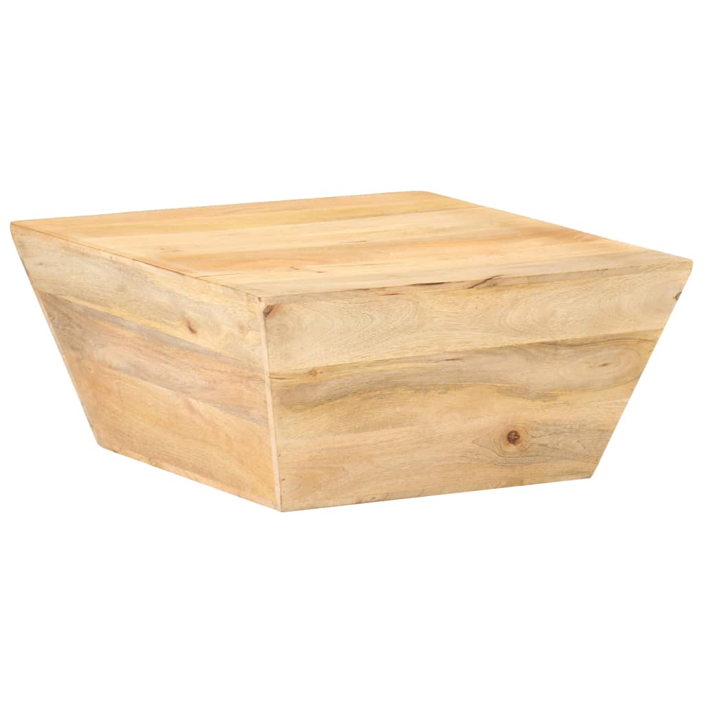 Konferenční Stolek Ve Tvaru V 66 X 66 X 30 Cm Masivní Mangovník