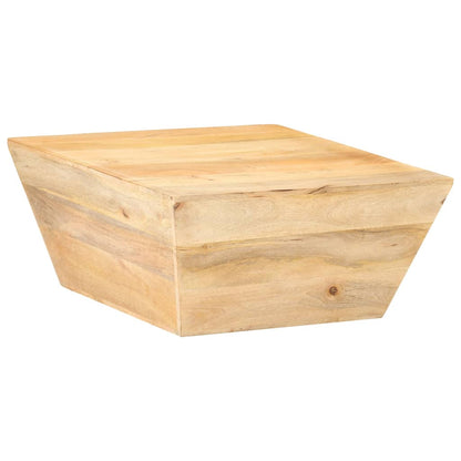 Konferenční Stolek Ve Tvaru V 66 X 66 X 30 Cm Masivní Mangovník