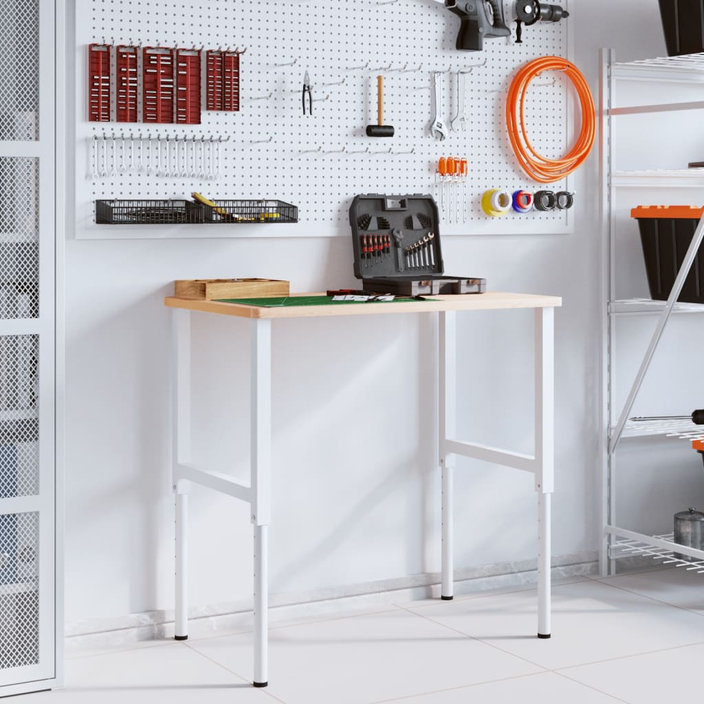 Nastavitelné Rámy Pracovního Stolu 2 Ks Kov 55 X (69–95,5) Cm Šedá