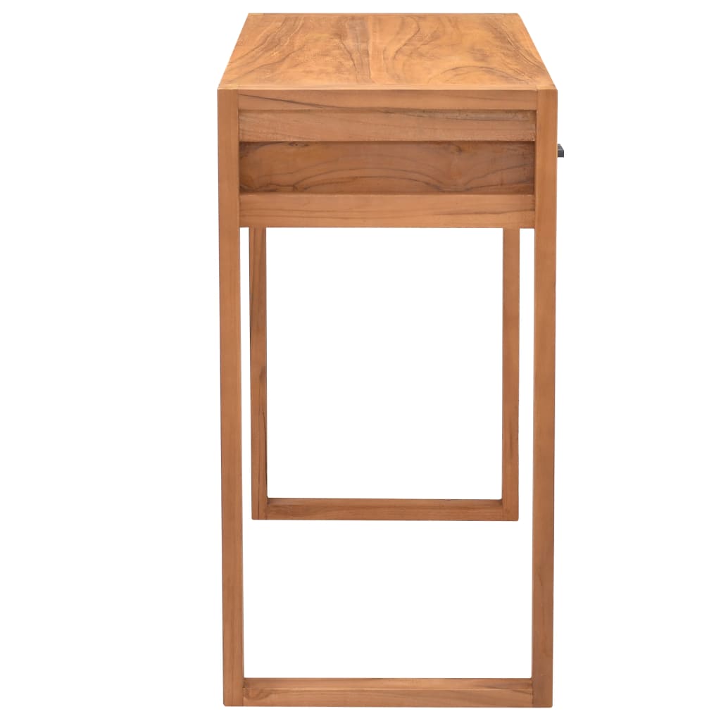 Psací Stůl Se 2 Zásuvkami 100 X 40 X 75 Cm Teakové Dřevo