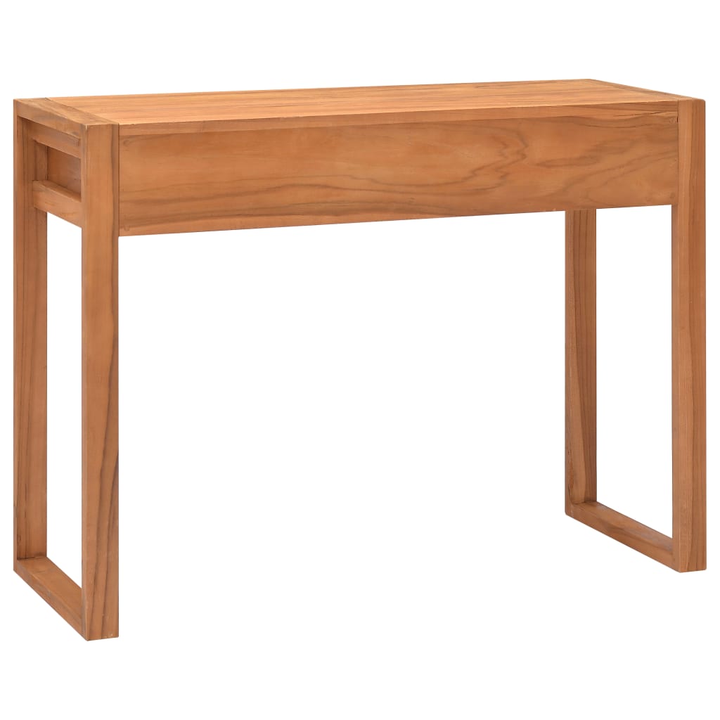 Psací Stůl Se 2 Zásuvkami 100 X 40 X 75 Cm Teakové Dřevo