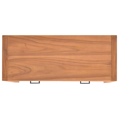 Psací Stůl Se 2 Zásuvkami 100 X 40 X 75 Cm Teakové Dřevo