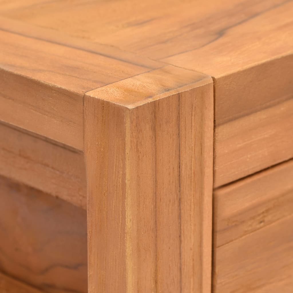 Psací Stůl Se 2 Zásuvkami 100 X 40 X 75 Cm Teakové Dřevo