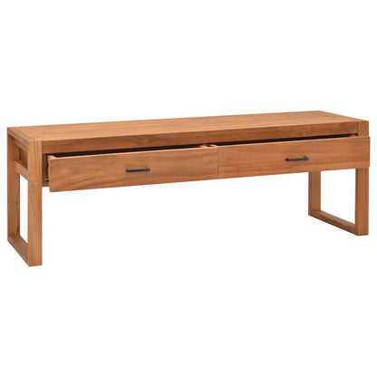 Tv Stolek 140 X 40 X 45 Cm Teakové Dřevo