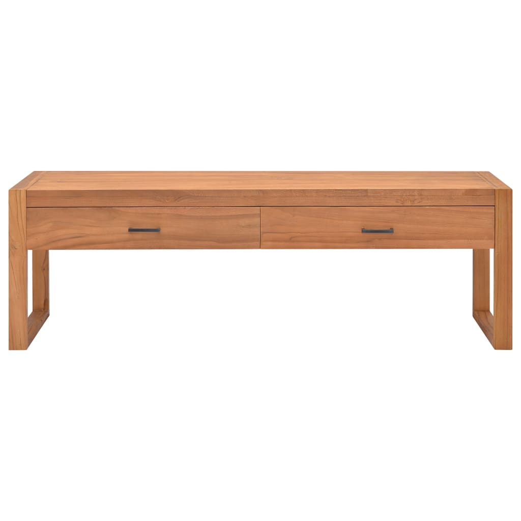 Tv Stolek 140 X 40 X 45 Cm Teakové Dřevo