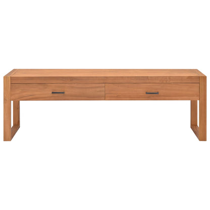 Tv Stolek 140 X 40 X 45 Cm Teakové Dřevo