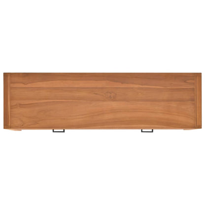 Tv Stolek 140 X 40 X 45 Cm Teakové Dřevo