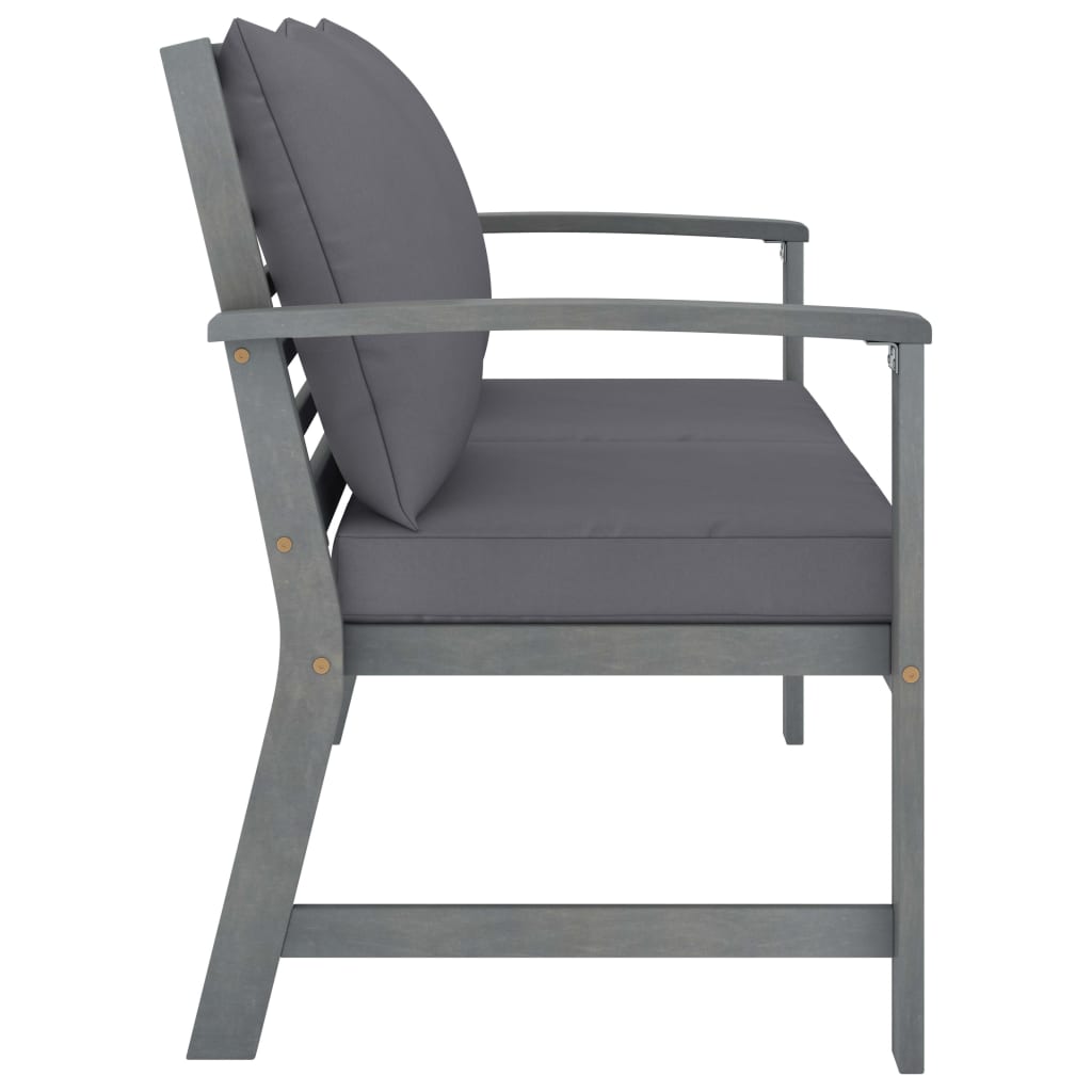 Zahradní Lavice 120 Cm Poduška Masivní Akácie