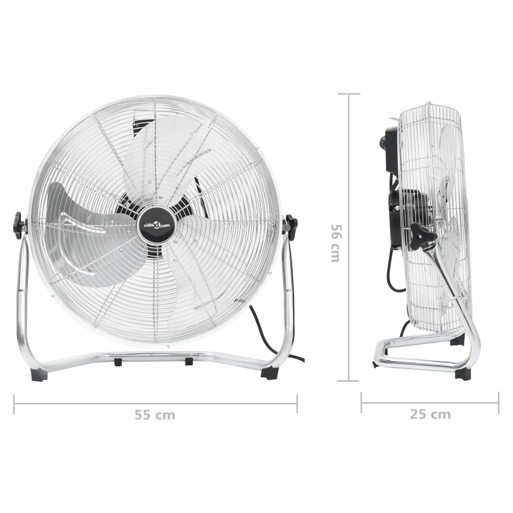 Podlahový Ventilátor 3 Rychlosti 55 Cm 91,5 W