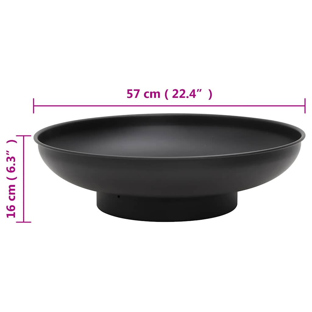 Přenosné Ohniště 57 Cm Ocel