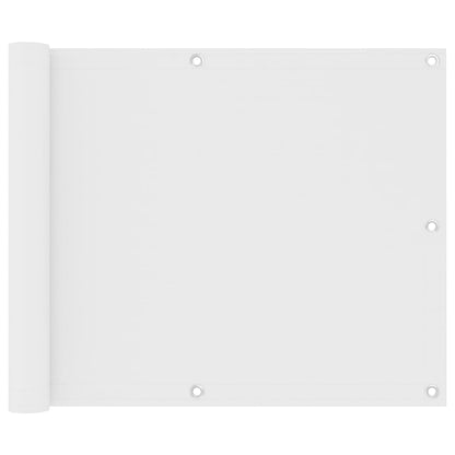 Balkónová Zástěna Oxfordská Látka Bílá