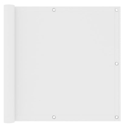 Balkónová Zástěna Oxfordská Látka Bílá