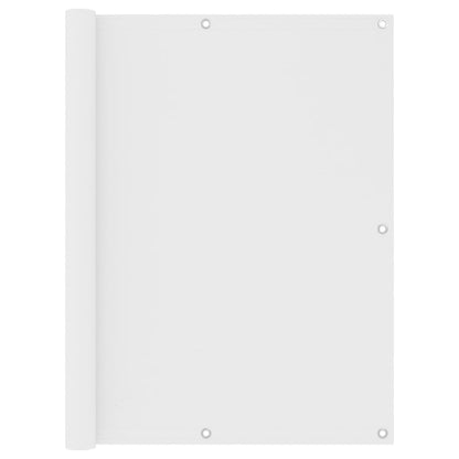 Balkónová Zástěna Oxfordská Látka Bílá