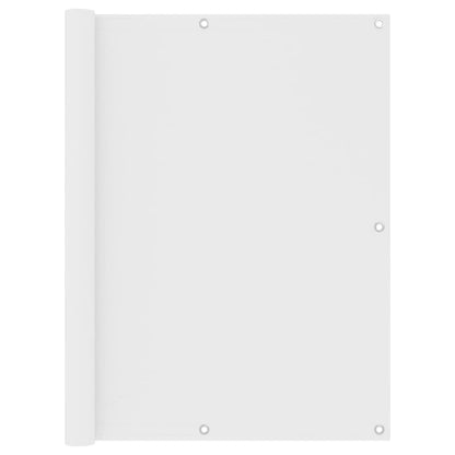 Balkónová Zástěna Oxfordská Látka Bílá