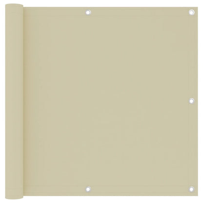 Balkónová Zástěna Oxfordská Látka Krémová