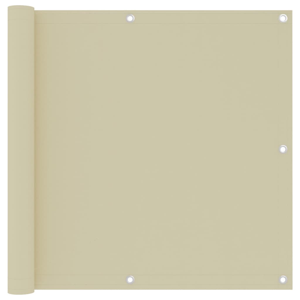 Balkónová Zástěna Oxfordská Látka Krémová