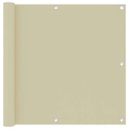 Balkónová Zástěna Oxfordská Látka Krémová