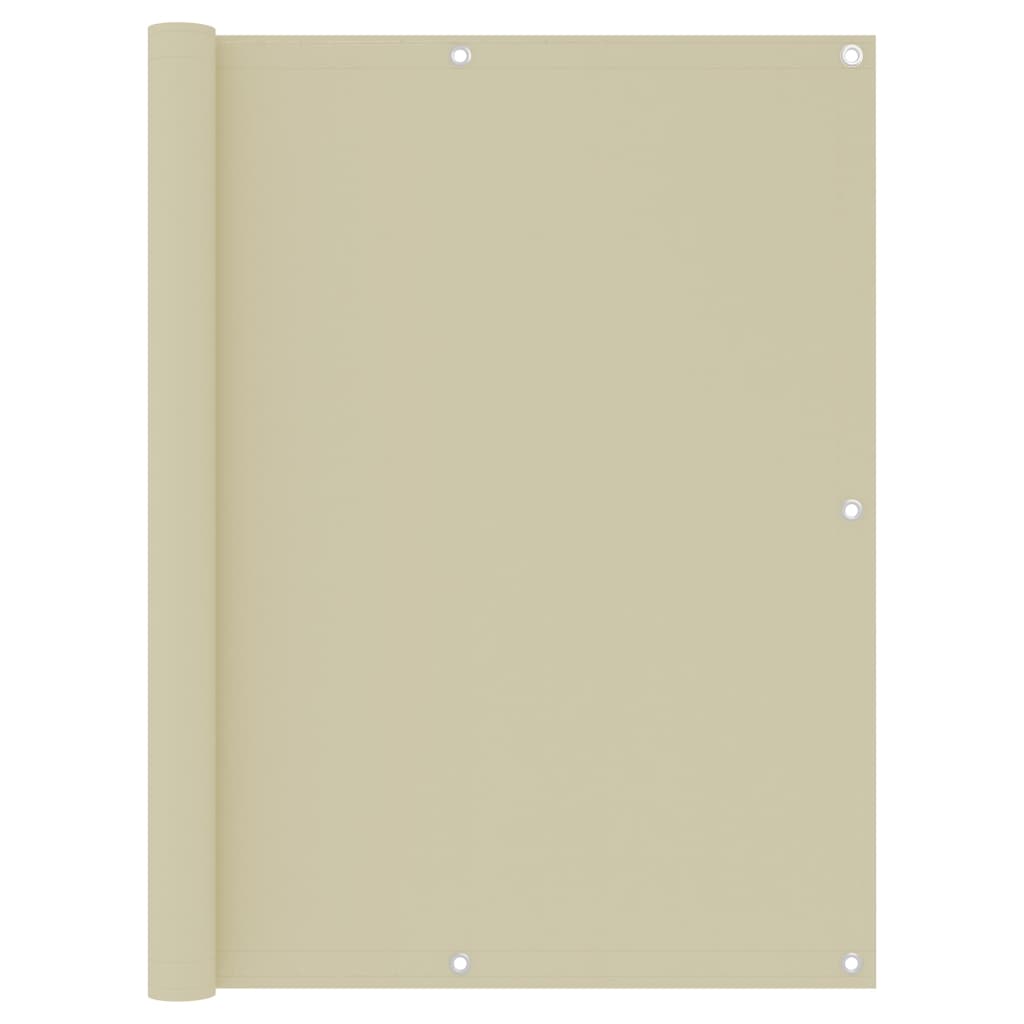 Balkónová Zástěna Oxfordská Látka Krémová