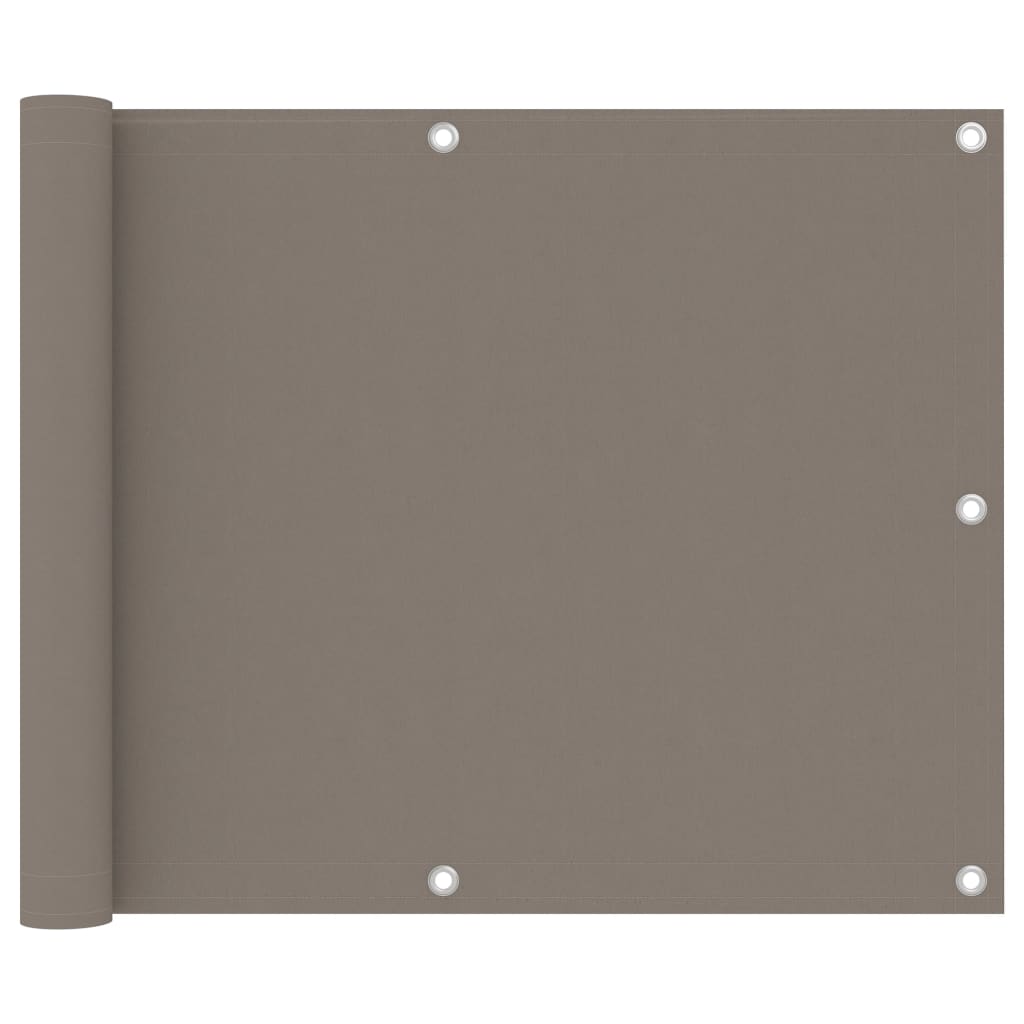 Balkonová Zástěna 100% Polyester Oxford Taupe