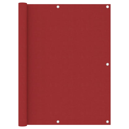 Balkónová Zástěna Červená Oxfordská Látka Červená