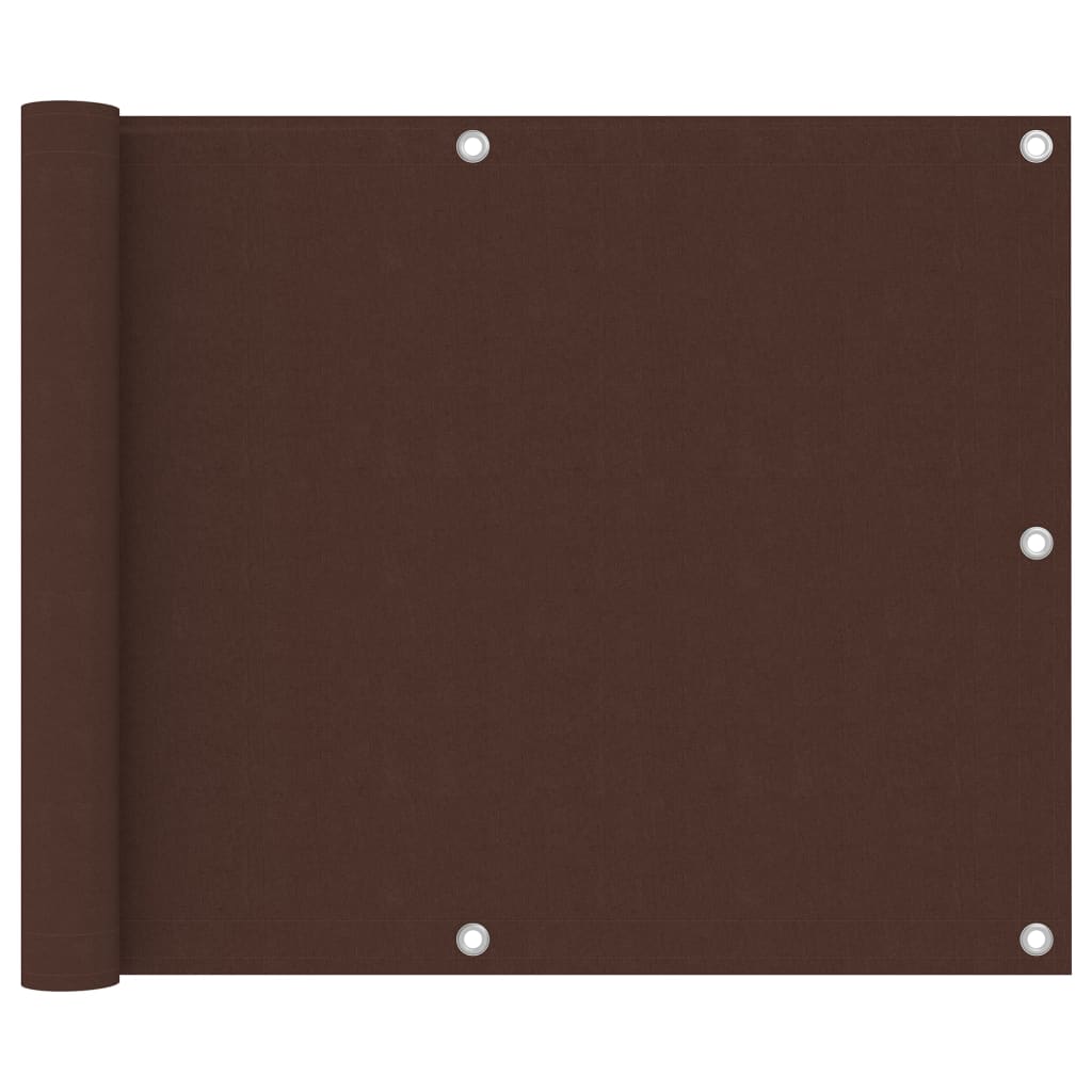 Balkónová Zástěna Oxfordská Látka Hnědá