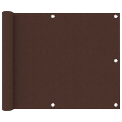 Balkónová Zástěna Oxfordská Látka Hnědá