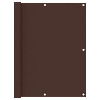 Balkónová Zástěna Oxfordská Látka Hnědá