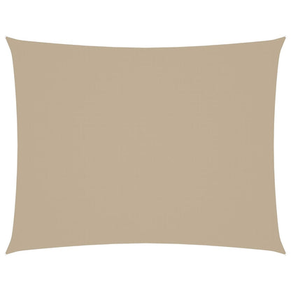 Stínící Plachta Oxfordská Látka Obdélníková 5 X 6 M Béžová