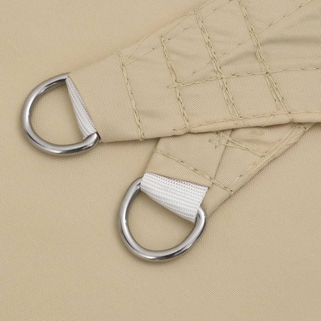 Stínící Plachta Oxfordská Látka Trojúhelníková Béžová