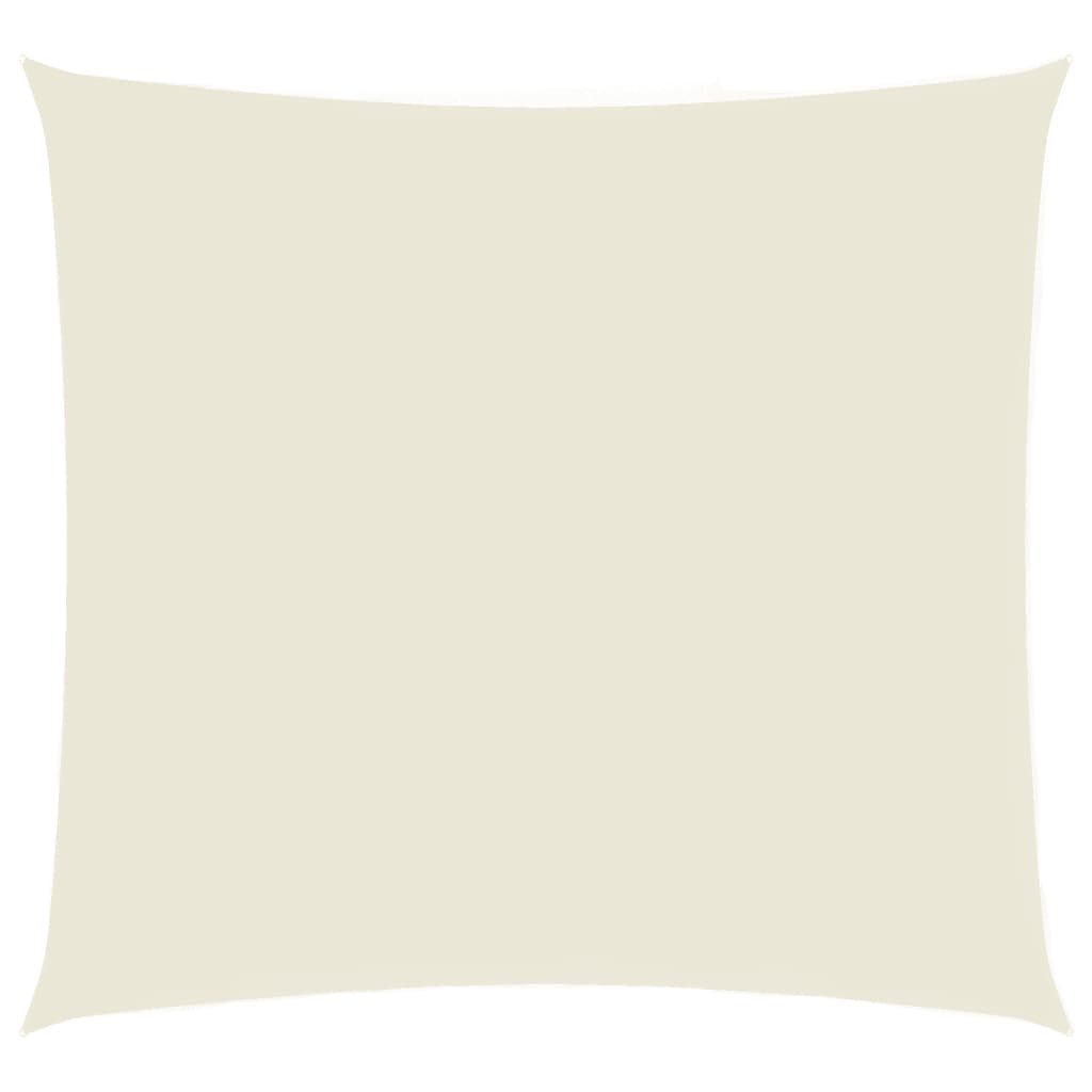 Stínící Plachta Oxfordská Látka Čtvercová Krémová