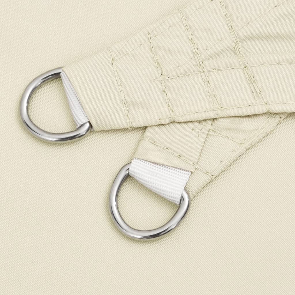 Stínící Plachta Oxfordská Látka Čtvercová Krémová