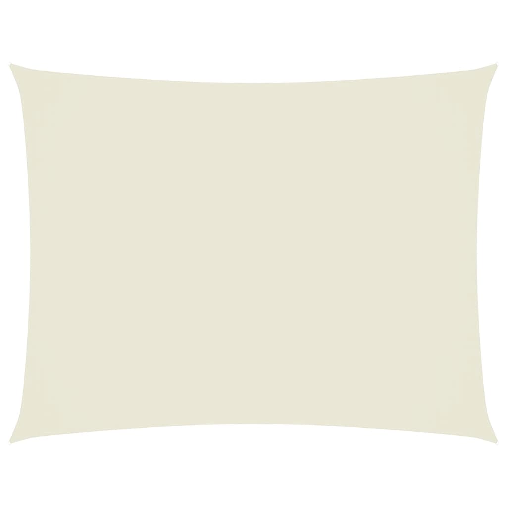 Stínící Plachta Oxfordská Látka Obdélníková 2,5X3,5 M Krémová