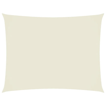 Stínící Plachta Oxfordská Látka Obdélníková 2,5X3,5 M Krémová