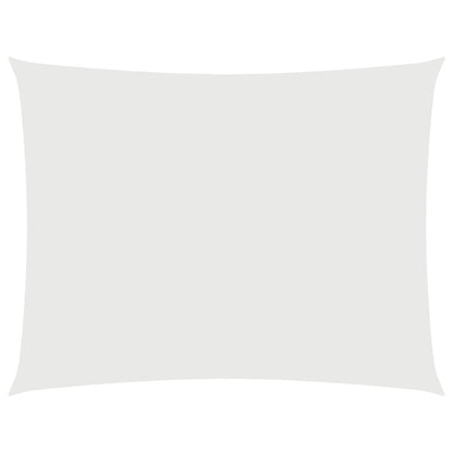 Stínící Plachta Oxfordská Látka Obdélníková 3,5 X 4,5 M Bílá
