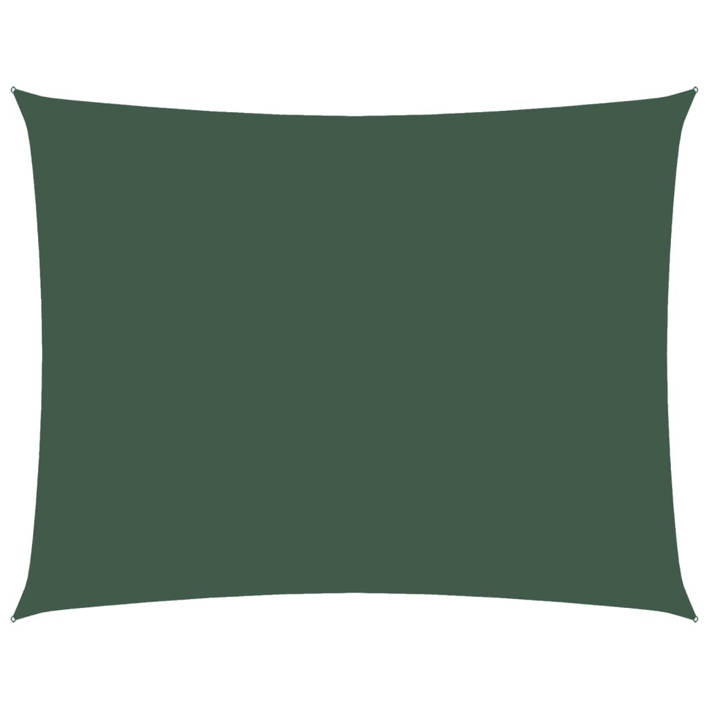 Stínící Plachta Oxfordská Látka Obdélník 2,5X3,5 M Tmavě Zelená