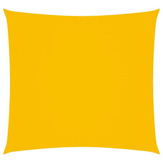 Stínící Plachta Oxfordská Látka Čtvercová 4,5 X 4,5 M Žlutá Žlutá