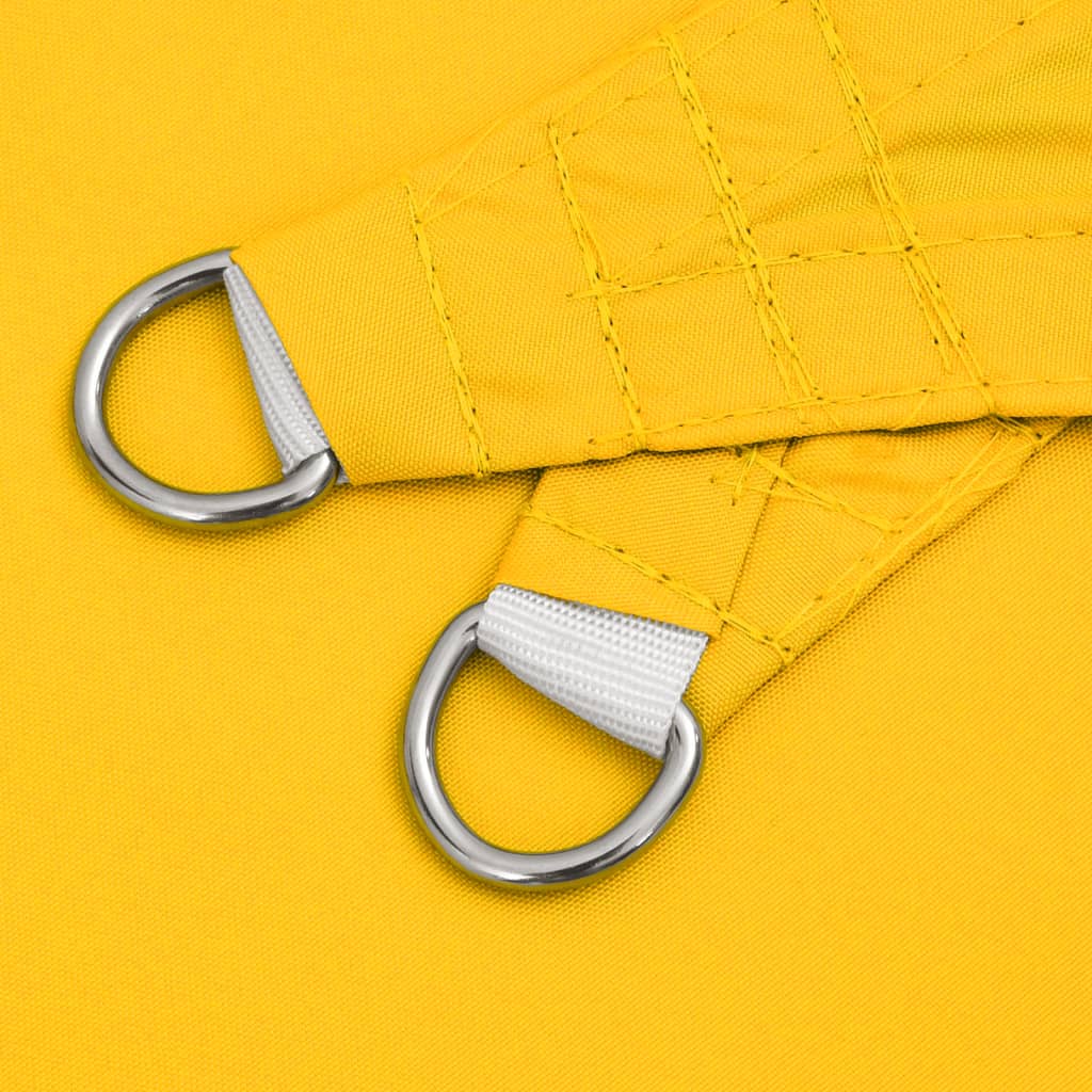 Stínící Plachta Oxfordská Látka Čtvercová 4,5 X 4,5 M Žlutá Žlutá