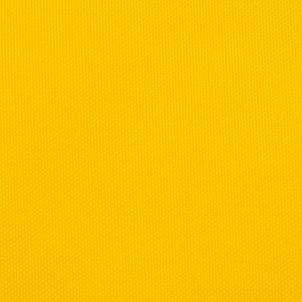 Stínící Plachta Oxfordská Látka Čtvercová 4,5 X 4,5 M Žlutá Žlutá