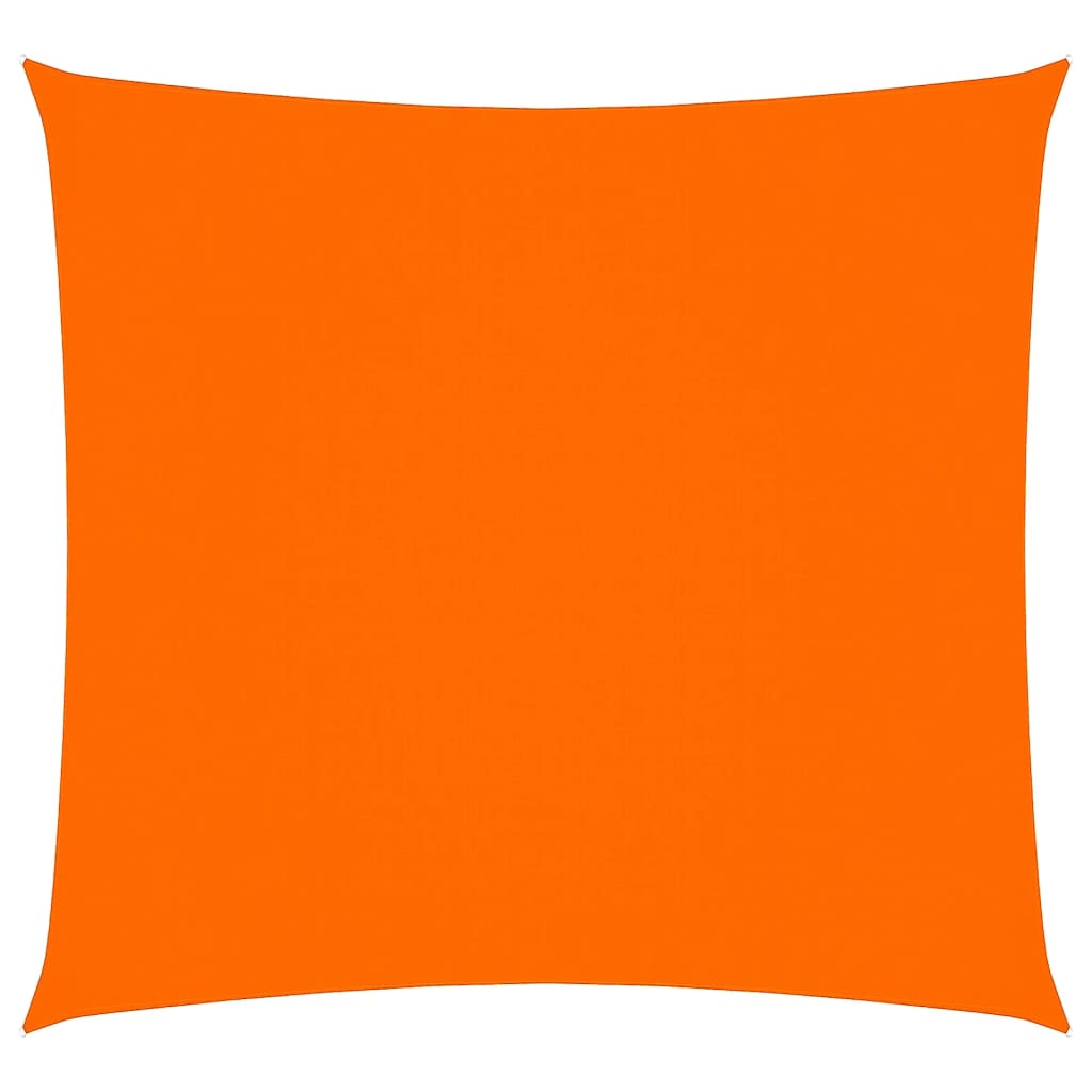 Stínící Plachta Oxfordská Látka Čtvercová 3,6 X 3,6 M Oranžová