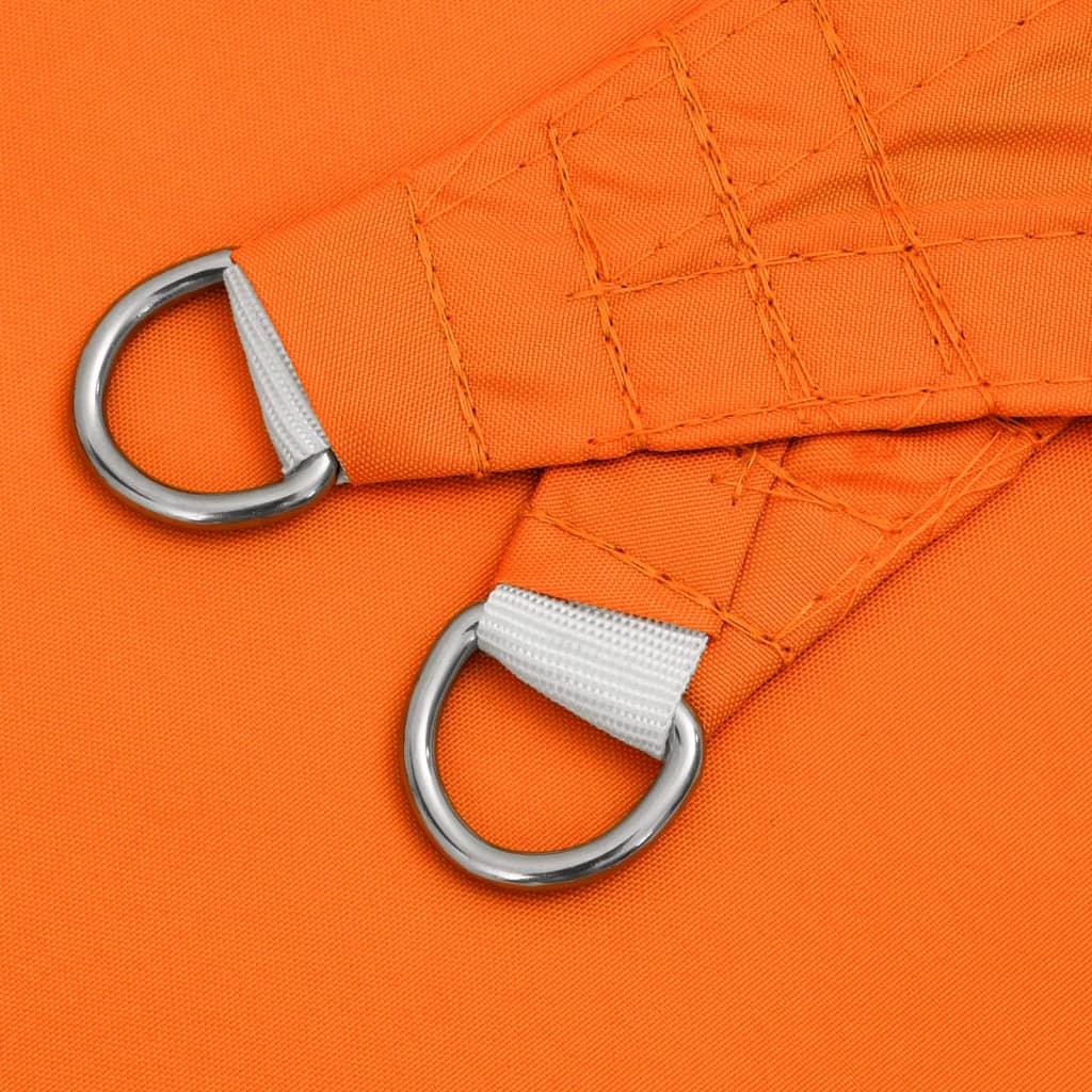 Stínící Plachta Oxfordská Látka Trojúhelník 4X5X6,4 M Oranžová Orange