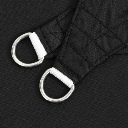 Stínící Plachta Oxfordská Látka Obdélníková 3,5 X 5 M Černá Černá