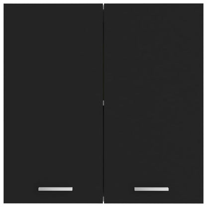 Horní Skříňka Lyon Černá 60X31X60 Cm Kompozitní Dřevo Černá