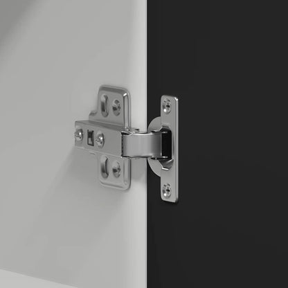 Horní Skříňka Lyon Černá 60X31X60 Cm Kompozitní Dřevo Černá