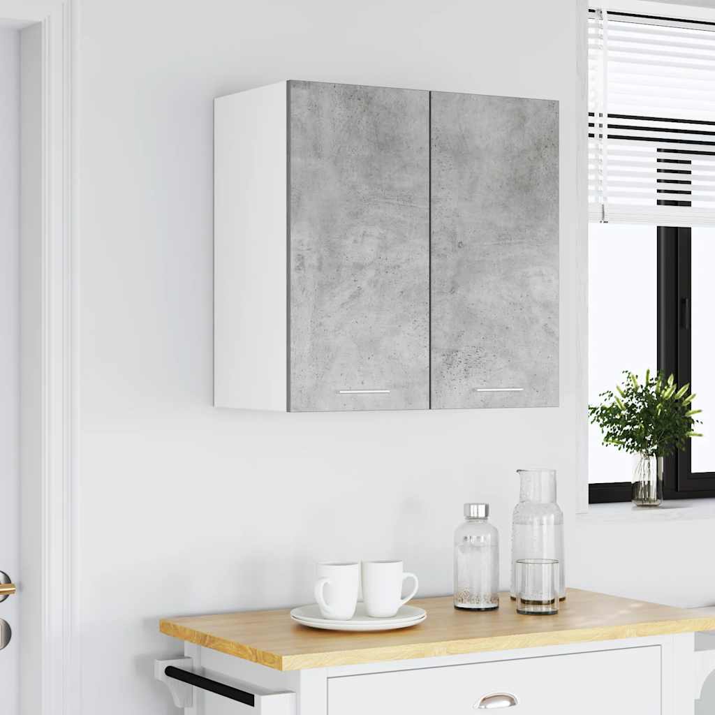 Horní Skříňka Lyon Betonově Šedá 60X31X60 Cm Kompozitní Dřevo Betonová Šedá